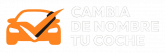 Cambia de nombre tu coche